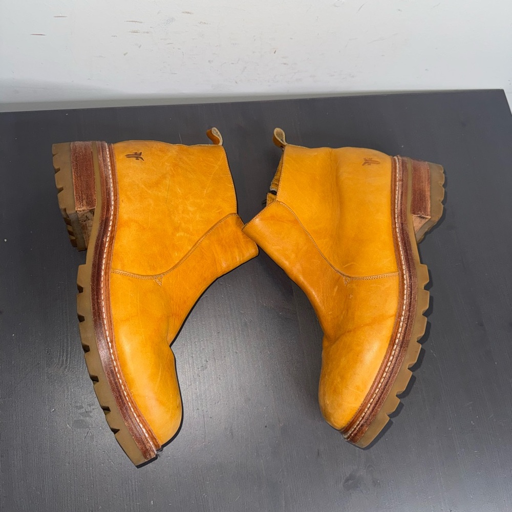 Vintage Men’s Frye Indiana Ankle Boots Side Zipper - Picture 3 of 9